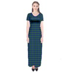 Farquharson Tartan Short Sleeve Maxi Dress