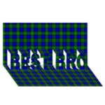 Farquharson Tartan BEST BRO 3D Greeting Card (8x4)