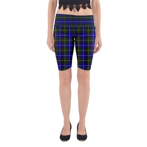 MacNeil of Barra Tartan Yoga Cropped Leggings from ArtsNow.com