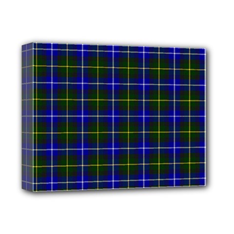 MacNeil of Barra Tartan Deluxe Canvas 14  x 11  (Stretched) from ArtsNow.com