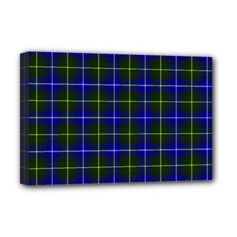 MacNeil of Barra Tartan Deluxe Canvas 18  x 12  (Stretched) from ArtsNow.com