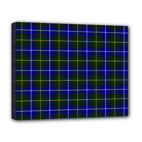 MacNeil of Barra Tartan Deluxe Canvas 20  x 16  (Stretched) from ArtsNow.com