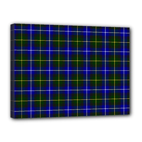 MacNeil of Barra Tartan Canvas 16  x 12  (Stretched) from ArtsNow.com
