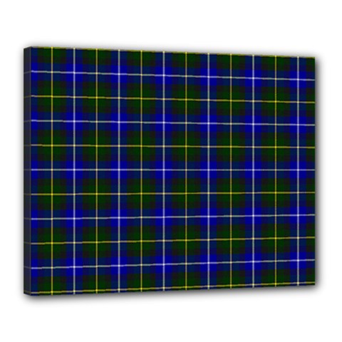 MacNeil of Barra Tartan Canvas 20  x 16  (Stretched) from ArtsNow.com