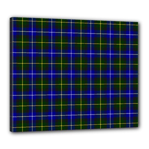 MacNeil of Barra Tartan Canvas 24  x 20  (Stretched) from ArtsNow.com