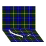 MacNeil of Barra Tartan Heart Bottom 3D Greeting Card (7x5)