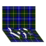 MacNeil of Barra Tartan LOVE Bottom 3D Greeting Card (7x5)