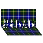 MacNeil of Barra Tartan #1 DAD 3D Greeting Card (8x4)