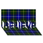 MacNeil of Barra Tartan BELIEVE 3D Greeting Card (8x4)