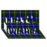 MacNeil of Barra Tartan Best Wish 3D Greeting Card (8x4)