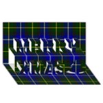 MacNeil of Barra Tartan Merry Xmas 3D Greeting Card (8x4)
