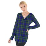 MacNeil of Colonsay Tartan Women s Tie Up Tee