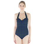 MacNeil of Colonsay Tartan Women s Halter One Piece Swimsuit