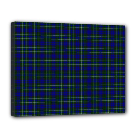 MacNeil of Colonsay Tartan Canvas 14  x 11  (Stretched) from ArtsNow.com