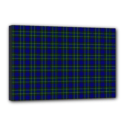 MacNeil of Colonsay Tartan Canvas 18  x 12  (Stretched) from ArtsNow.com