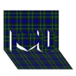 MacNeil of Colonsay Tartan I Love You 3D Greeting Card (7x5)