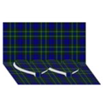 MacNeil of Colonsay Tartan Twin Heart Bottom 3D Greeting Card (8x4)