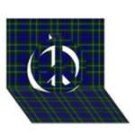MacNeil of Colonsay Tartan Peace Sign 3D Greeting Card (7x5)
