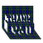 MacNeil of Colonsay Tartan THANK YOU 3D Greeting Card (7x5)