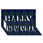 MacNeil of Colonsay Tartan Happy New Year 3D Greeting Card (8x4)