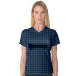 Campbell Tartan Women s V-Neck Sport Mesh Tee