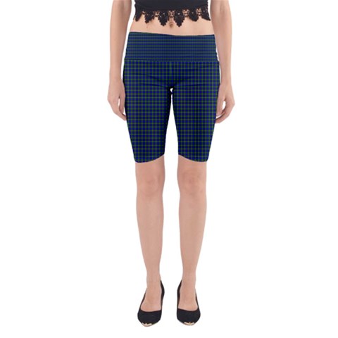 Campbell Tartan Yoga Cropped Leggings from ArtsNow.com