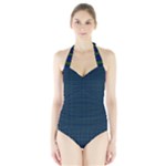Campbell Tartan Women s Halter One Piece Swimsuit