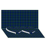 Campbell Tartan Twin Heart Bottom 3D Greeting Card (8x4)