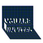 Campbell Tartan YOU ARE INVITED 3D Greeting Card (7x5)