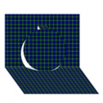 Campbell Tartan Circle 3D Greeting Card (7x5)