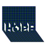Campbell Tartan HOPE 3D Greeting Card (7x5)