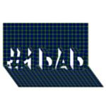 Campbell Tartan #1 DAD 3D Greeting Card (8x4)
