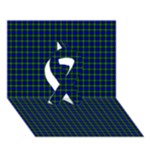 Campbell Tartan Ribbon 3D Greeting Card (7x5)