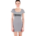 MacFarlane Tartan Short Sleeve Bodycon Dress