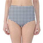 MacFarlane Tartan High-Waist Bikini Bottoms