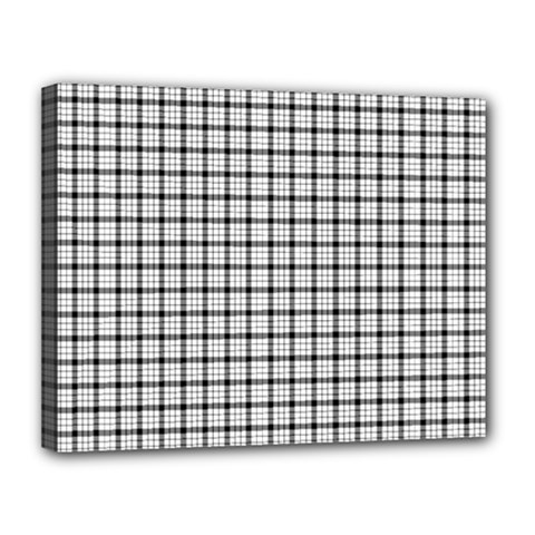MacFarlane Tartan Canvas 14  x 11  (Stretched) from ArtsNow.com