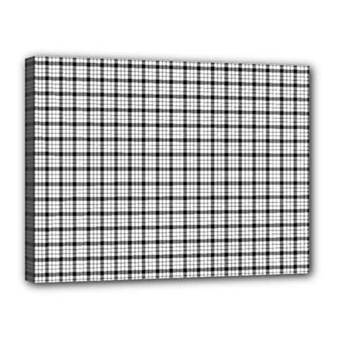 MacFarlane Tartan Canvas 16  x 12  (Stretched) from ArtsNow.com