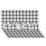 MacFarlane Tartan BEST BRO 3D Greeting Card (8x4)