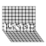 MacFarlane Tartan HOPE 3D Greeting Card (7x5)