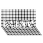 MacFarlane Tartan PARTY 3D Greeting Card (8x4)