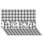MacFarlane Tartan BELIEVE 3D Greeting Card (8x4)