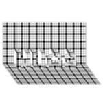 MacFarlane Tartan HUGS 3D Greeting Card (8x4)