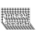 MacFarlane Tartan Merry Xmas 3D Greeting Card (8x4)