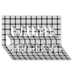 MacFarlane Tartan Laugh Live Love 3D Greeting Card (8x4)