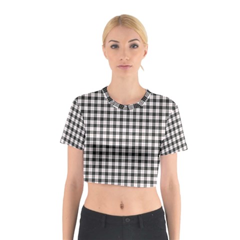 MacPherson Tartan Cotton Crop Top from ArtsNow.com