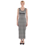 MacPherson Tartan Fitted Maxi Dress