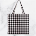 Zipper Grocery Tote Bag 