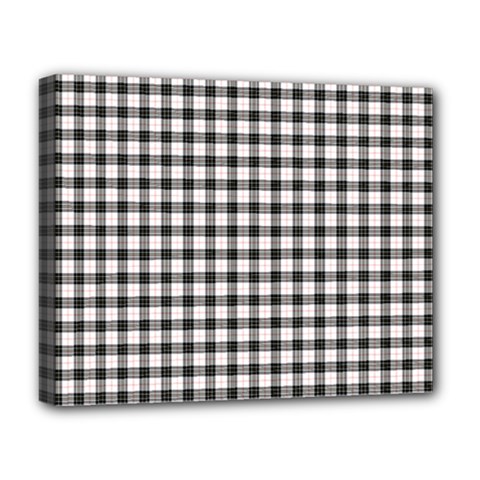 MacPherson Tartan Deluxe Canvas 20  x 16  (Stretched) from ArtsNow.com