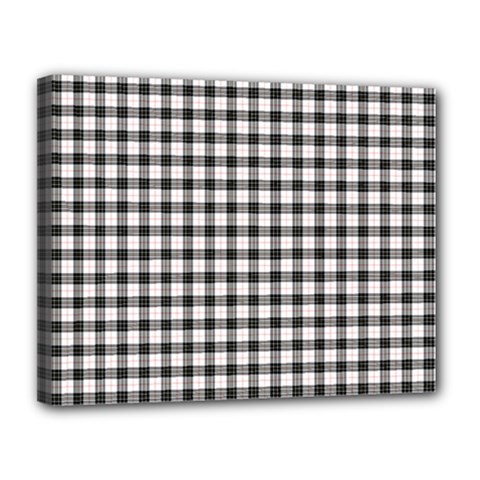 MacPherson Tartan Canvas 14  x 11  (Stretched) from ArtsNow.com