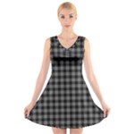Douglas Tartan V-Neck Sleeveless Dress